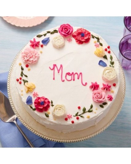 Mom Special Floral Cake