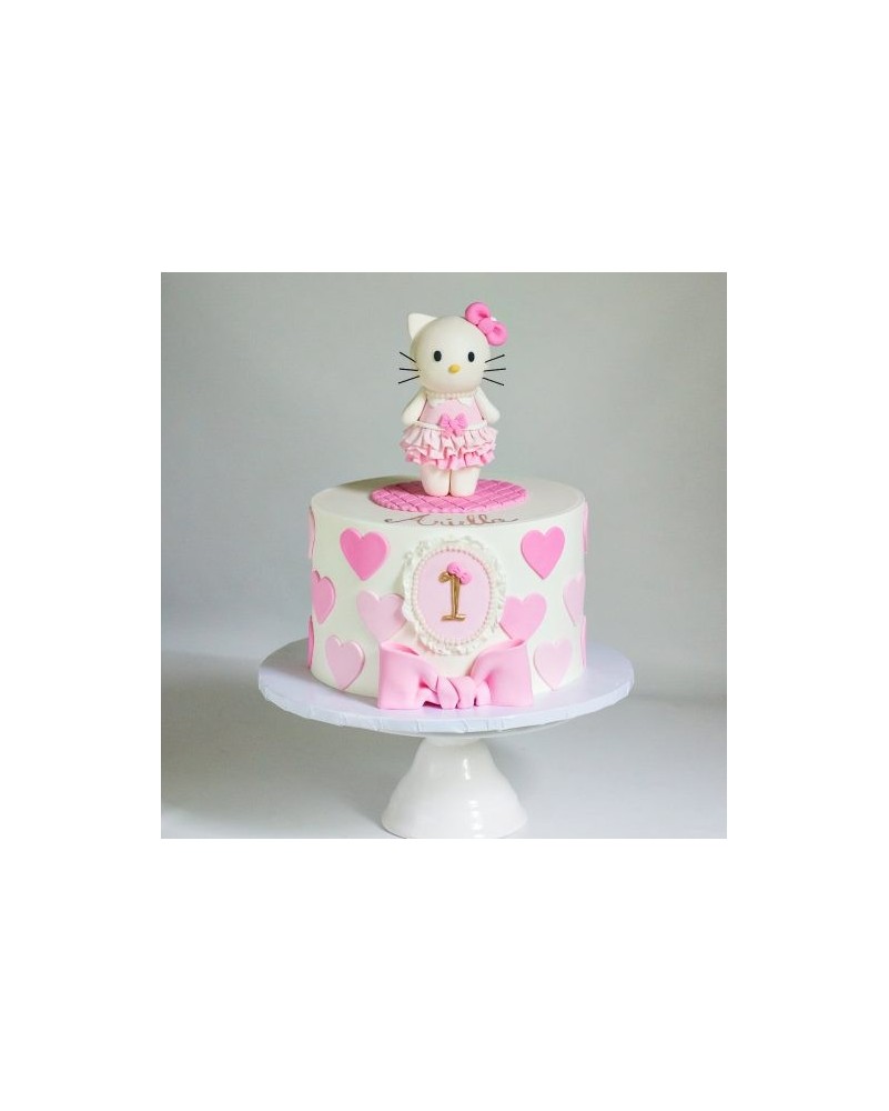 Hello Kitty First Birthday Cake