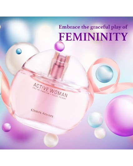 Chris Adams Active Woman  Perfume 80ml